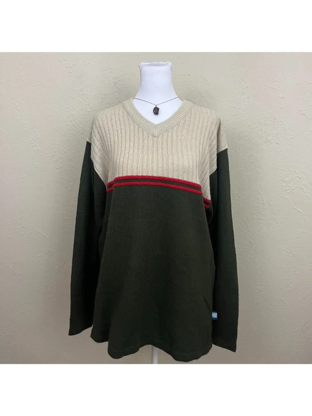 90s y2k striped indie skater grunge sweater